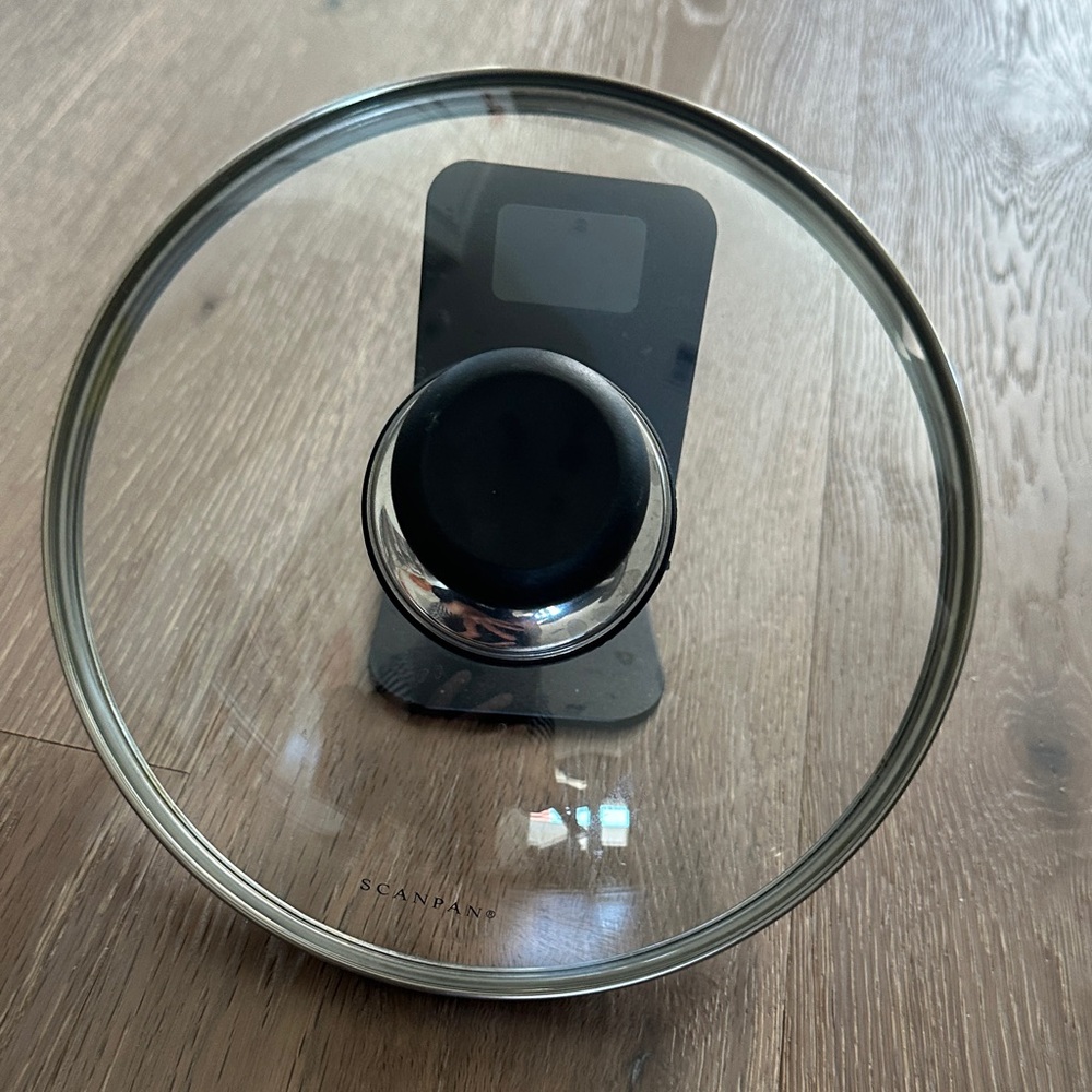 Scanpan Glass Lid with Black Handle